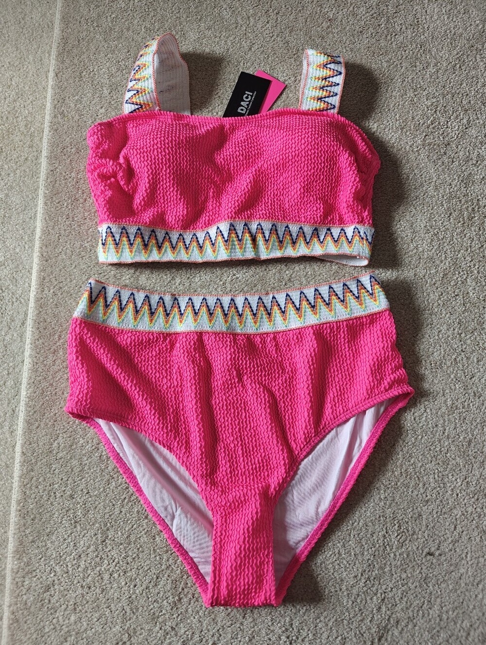 DACI Hot Pink Bikini High Rise